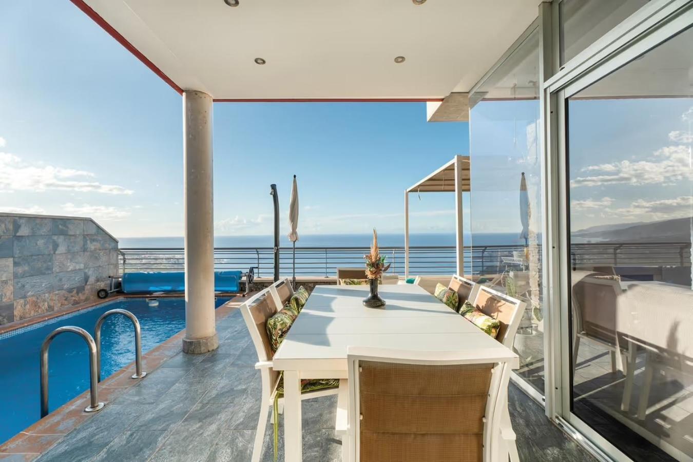 Villa Golden Horizon Con Piscina Privada Climatizada Santa Úrsula Exterior foto